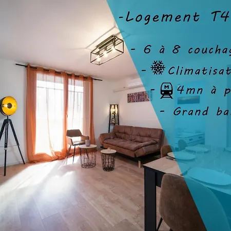 Grand 3 Avec Clim Et Balcon * Marsiglia